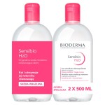Bioderma Sensibio H₂O Original agua micelar limpiadora de la piel 2 x 500 ml