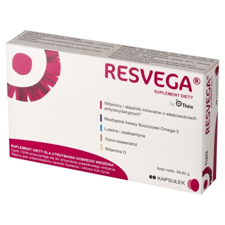 Resvega Dietary supplement 56.82 g (60 pieces)