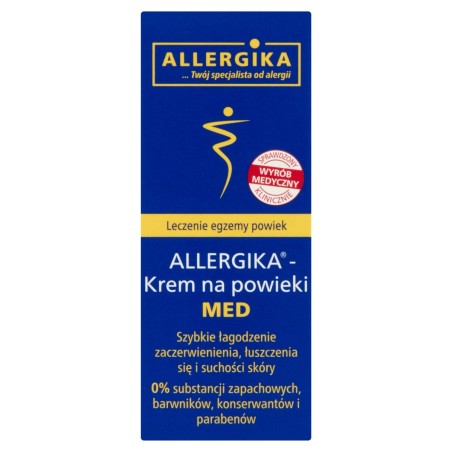 Allergika Medical device krém na oční víčka 15 ml