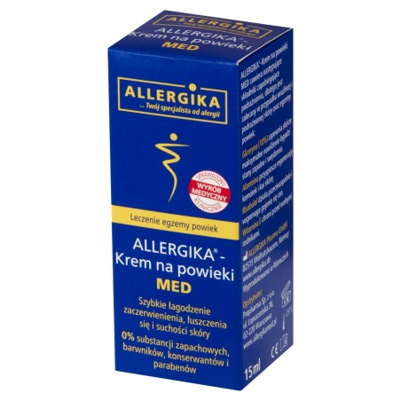 Allergika Medizinprodukt Augenlidcreme 15 ml