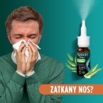 Nasivin Sinex Aloe a eukalyptus nosní sprej na ucpaný nos, rýmu, 15 ml