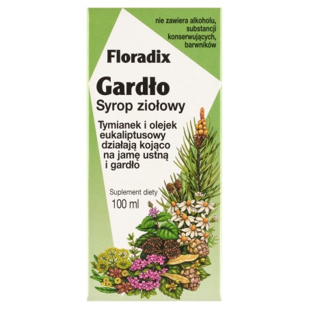 Floradix Nahrungsergänzungsmittel Hals-Kräuter-Sirup 100 ml