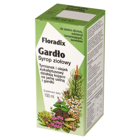 Floradix Dietary supplement throat herbal syrup 100 ml