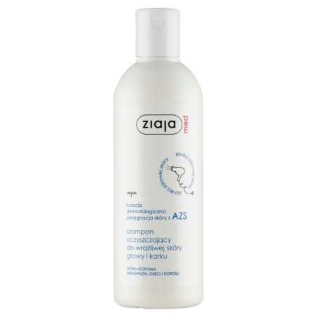 Ziaja med Dermatologické ošetření ADS Čisticí šampon pro citlivou pokožku hlavy a zátylku 300 ml