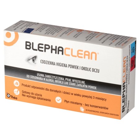 Blephaclean Single sterilní ubrousky 20 kusů