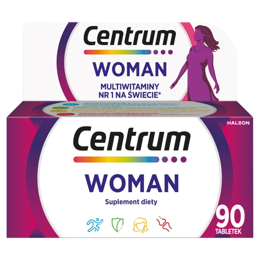 Centrum Woman Nahrungsergänzungsmittel 143 g (90 Stück)