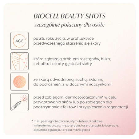 Biocell Beauty Shots Supplément diététique 350 ml (14 x 25 ml)