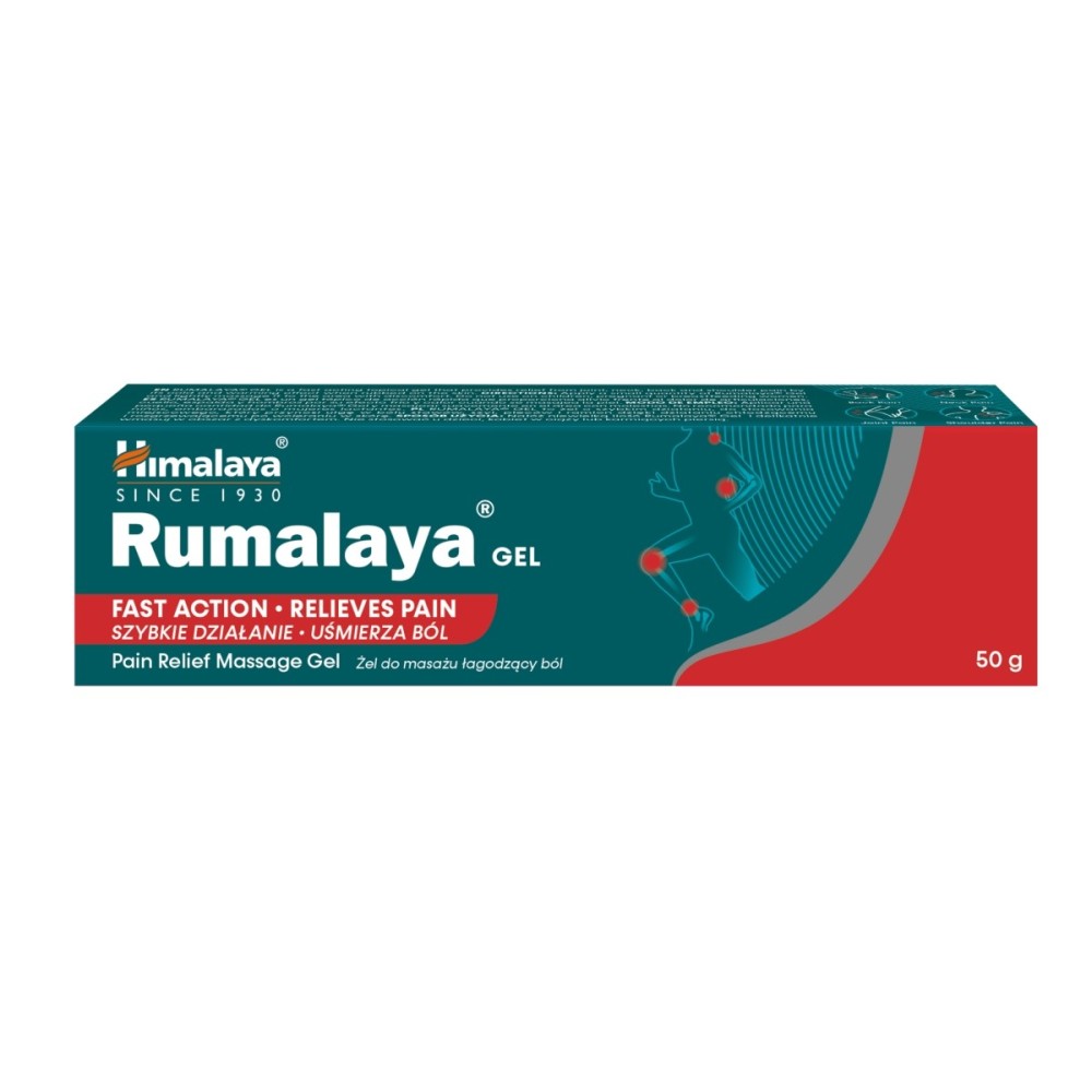 Himalaya Rumalaya Gel, schmerzlinderndes Massage-Gel, 50 g
