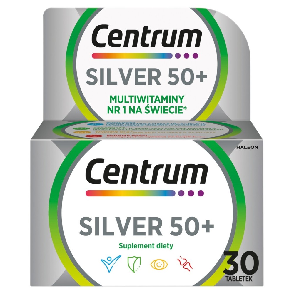 Centrum Silver 50+ Nahrungsergänzungsmittel 37 g (30 Stück)