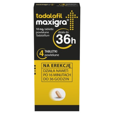 Tadalafil Maxigra 10 mg x 4 tabl.
