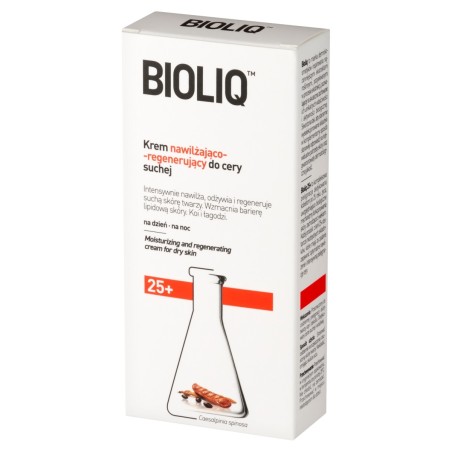 Bioliq 25+ Feuchtigkeitsspendende und regenerierende Creme für trockene Haut 50 ml