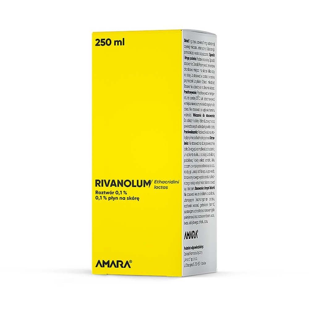 Rivanolum 0,1 % Roztwór 250 ml
