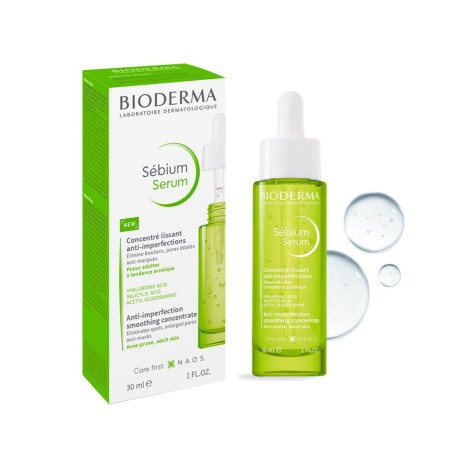 Bioderma Sébium Serum Smoothing anti-aging serum reducing imperfections 30 ml
