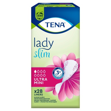 TENA Lady Slim Ultra Mini Semelles spécialisées 28 pièces