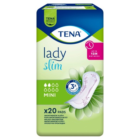 TENA Lady Slim Mini toallas sanitarias Specialized 20 piezas