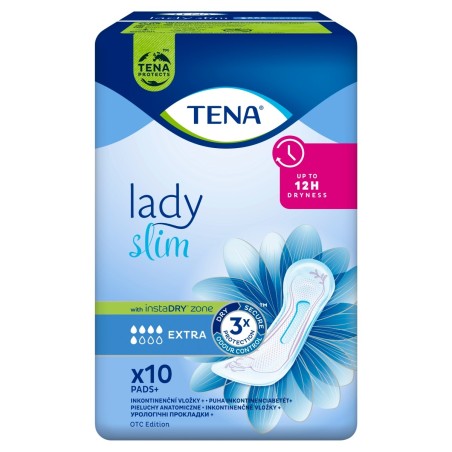 TENA Lady Slim Extra Anatomical diapers 10 pieces