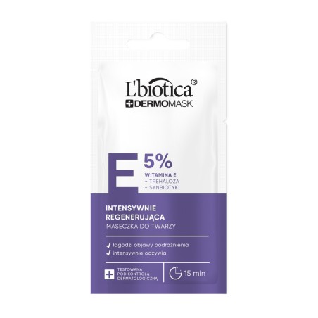 L'biotica Dermomask intensively regenerating mask with vitamin E 8ml