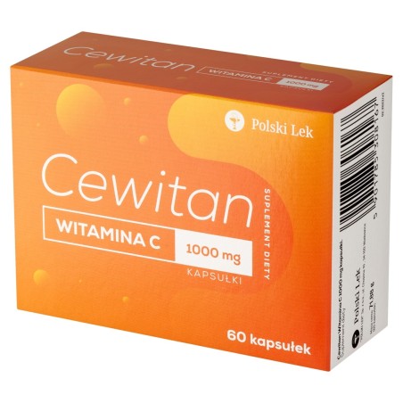 Cewitan Suplement diety witamina C 1000 mg 71,88 g (60 sztuk)