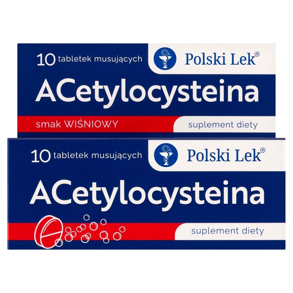 Polski Lek Suplement diety acetylocysteina 40 g (10 x 4 g)