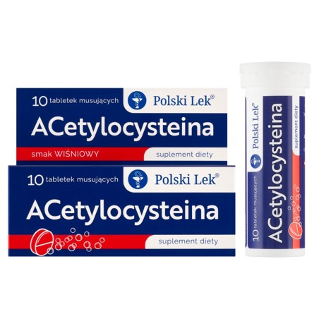 Polski Lek Integratore alimentare di acetilcisteina 40 g (10 x 4 g)
