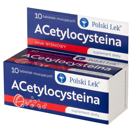 Polski Lek Integratore alimentare di acetilcisteina 40 g (10 x 4 g)