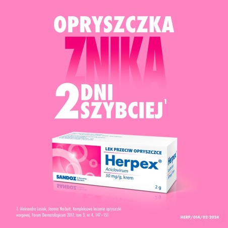 Herpex Cream farmaco anti-herpes 50 mg/g 2 g