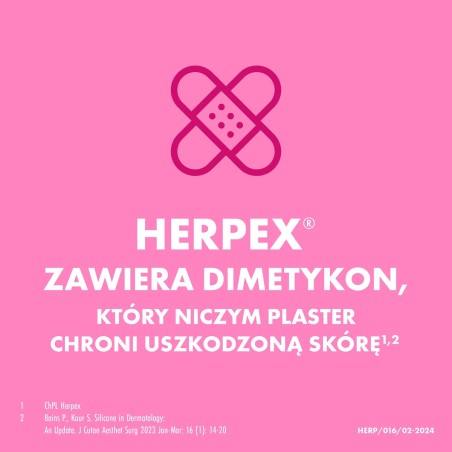 Herpex Crème médicament anti-herpès 50 mg/g 2 g