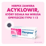Herpex krém proti oparu 50 mg/g 2 g