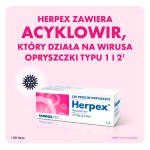 Herpex Cream Anti-Herpes-Medikament 50 mg/g 2 g