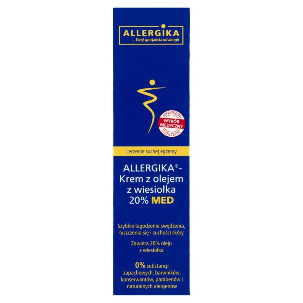 Allergika Wyrób medyczny krem z olejem z wiesiołka 20 % 100 ml