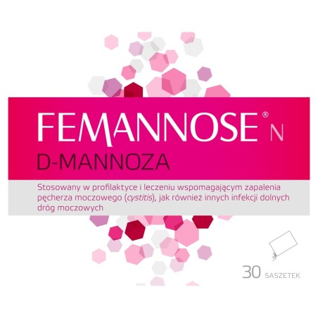 Femannose N Medical device D-mannose 30 pieces