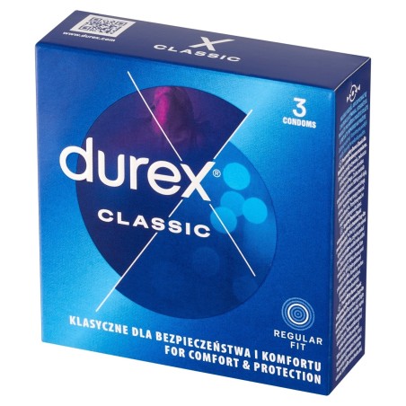 Durex Classic Condoms 3 pieces