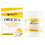 Orocal D₃ 500 mg + 10 μg Žvýkací tablety s příchutí citronu 30 kusů