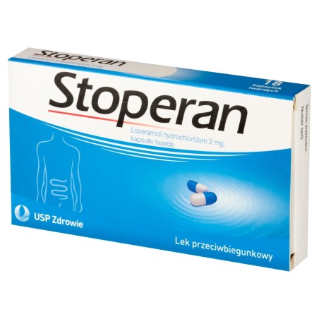 Stoperan 2 mg Lek przeciwbiegunkowy 18 sztuk