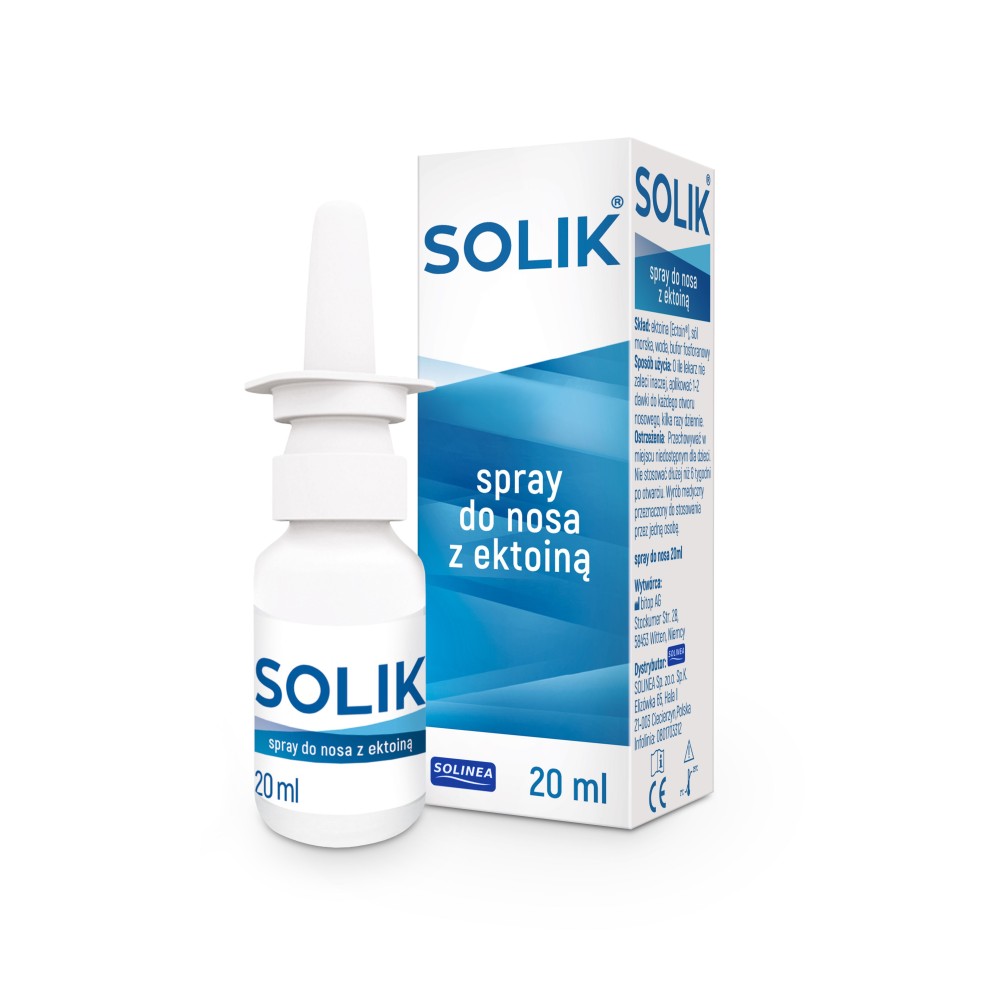 Spray nasal SOLIK avec microspray d'ectoïne