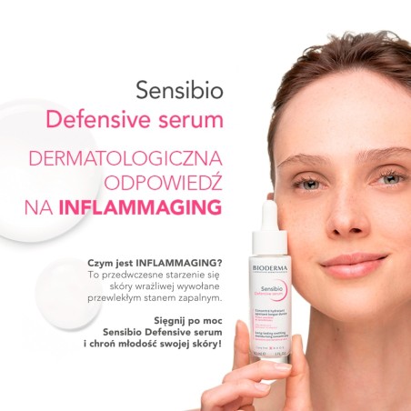 Bioderma Sensibio Defensive Serum Soothing serum slowing down the signs of skin aging 30 ml