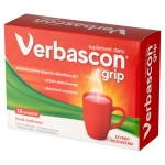 Verbascon Grip complément alimentaire poudre à dissoudre aromatisée à la framboise 50 g (10 x 5 g)