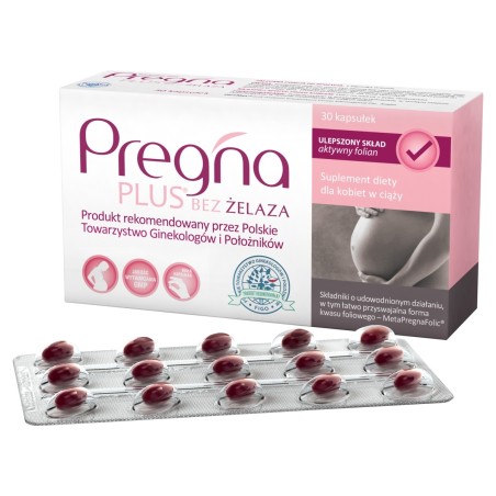 Pregna Plus Dietary supplement for pregnant women without iron 30 pieces