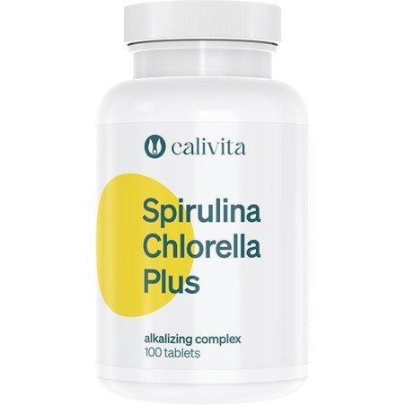 Spirulina Chlorella Plus Calivita 100 tabletek