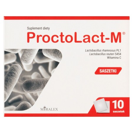 ProctoLact-M Suplement diety doustny probiotyk proktologiczny 20 g (10 x 2 g)