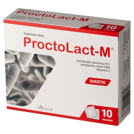 ProctoLact-M Suplement diety doustny probiotyk proktologiczny 20 g (10 x 2 g)