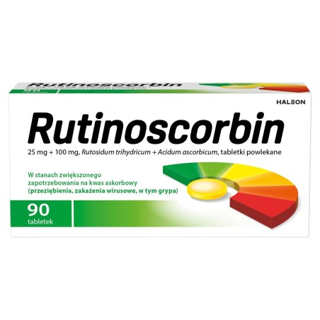 Rutinoscorbin Film-coated tablets 90 pieces