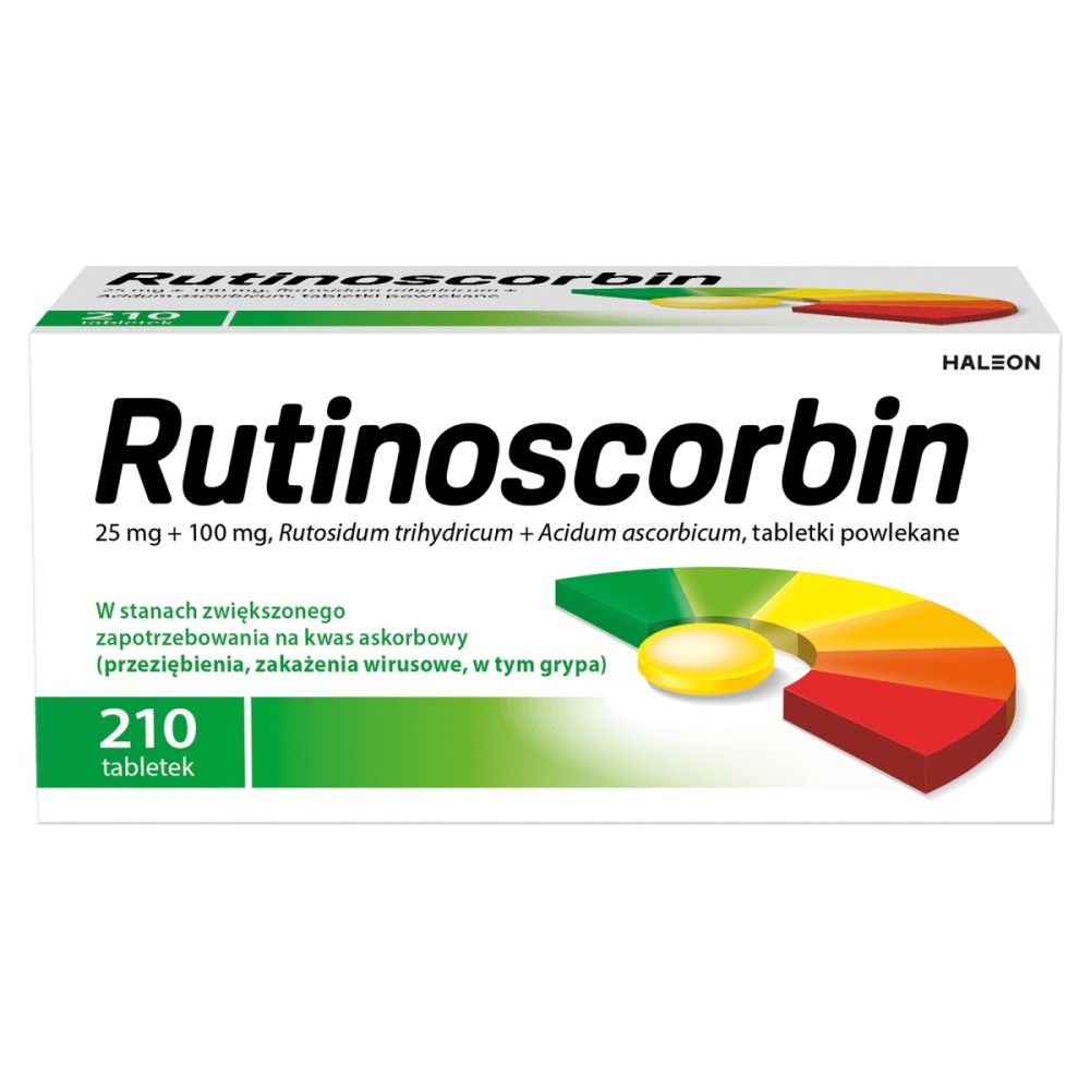 Rutinoscorbina comprimidos recubiertos con película 210 piezas