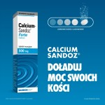 Calcium-Sandoz Forte 500 mg Tabletki musujące 20 sztuk