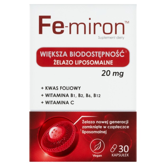 Fe-miron 20 mg Complément alimentaire 16,2 g (30 x 0,54 g)