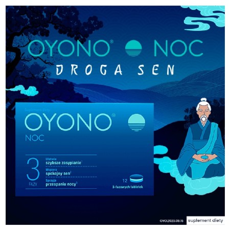 Oyono Night Dietary supplement 12.24 g (12 pieces)