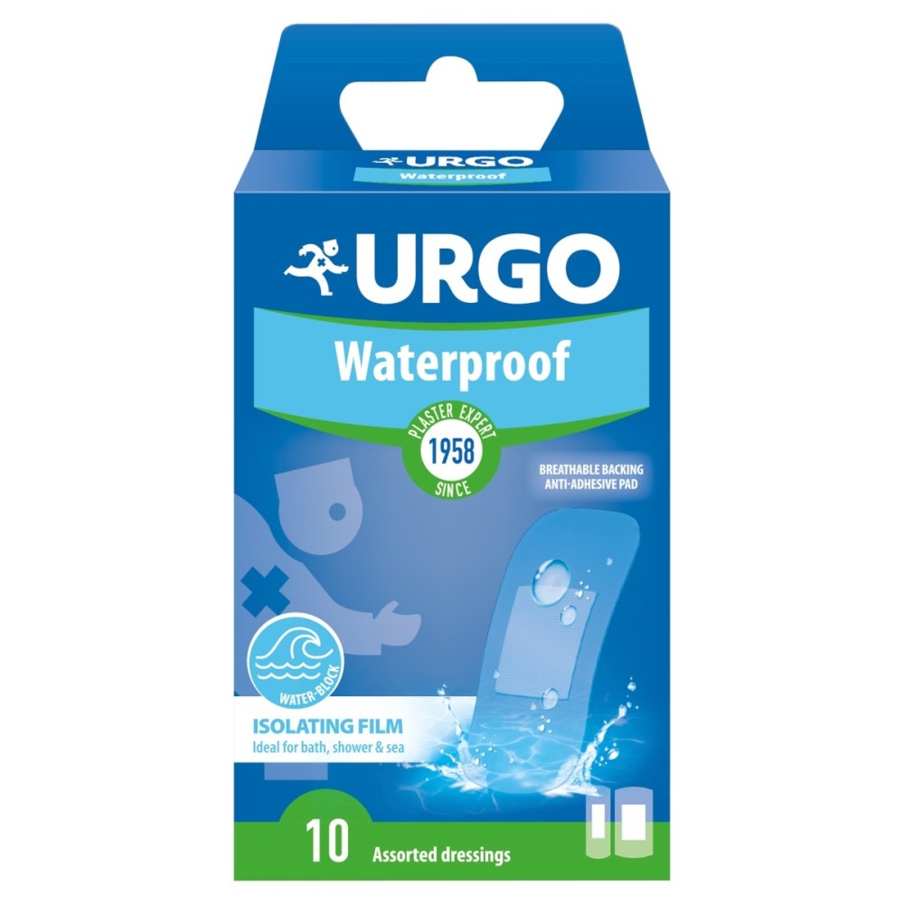 Urgo Waterproof dressings 10 pieces