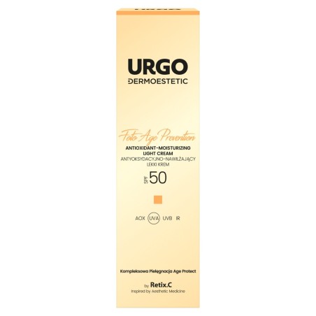 Urgo Dermoestetic Foto Age Prevention Crème légère antioxydante et hydratante SPF 50 45 ml