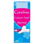 Protegeslips Carefree Cotton Feel Normal, sin perfume, 20 unidades