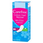 Carefree Cotton Feel Normal Salvaslips con aroma a aloe 20 piezas